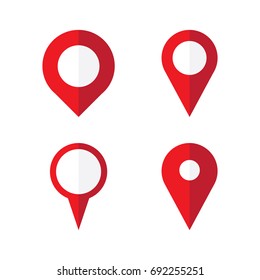 Map pin icons