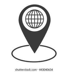 Map pin icons color.Map pointers on white background vector illustration