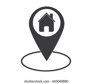 Map pin icons color.Map pointers on white background vector illustration