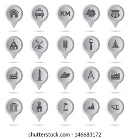 map pin, location pin