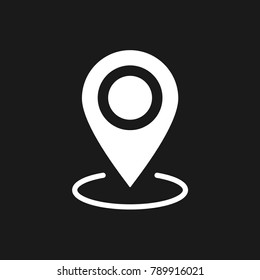 Map pin, location icon