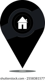 Map pin location icon design for place, location, Address,Navigation