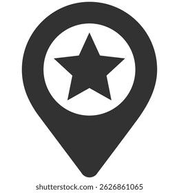 Pin de mapa e ícono de Locación. Puntero GPS, símbolo de Dirección, plano y Colección de Vector de contorno para la navegación y el mapa aislado en transparente