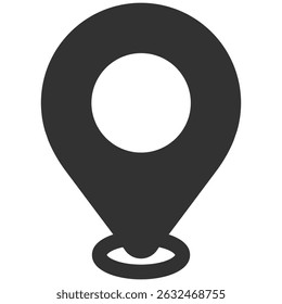 Map Pin and Location Icon. GPS Pointer, Address Symbol, Flat and Outline Vector Collection for Navigation and Map Isolated on Transparent