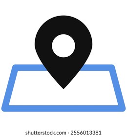 map pin location icon. Modern map marker. Map pin place marker. Location icon isolated on transparent background