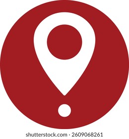 Map pin location icon. Modern map markers vector isolated on transparent background. GPS location symbol. Modern map markers global positioning system and travel destinations.