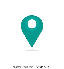 Map pin location icons. Modern map markers .Vector illustration on a white background. Flat design style modern icon, pointer minimal vector symbol, marker sign