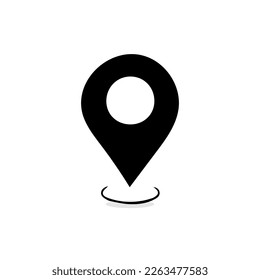 Map pin location icons. Modern map markers .Vector illustration on a white background. Flat design style modern icon, pointer minimal vector symbol, marker sign