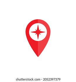 Map Pin Location Mark Icon Vector 