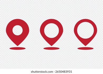 Map pin location sign icon vector illustration, location pin marker symbol vector. GPS, Map Position Marker symbol icon.