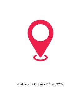 Diseño de iconos de símbolos de ubicación de anclaje