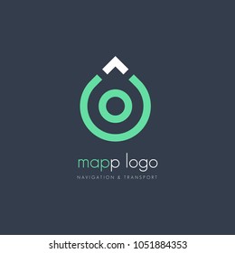 Map Pin Logo Design