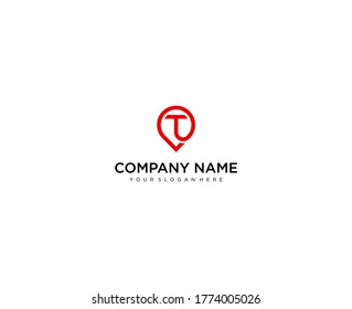 Map Pin Logo Design Element