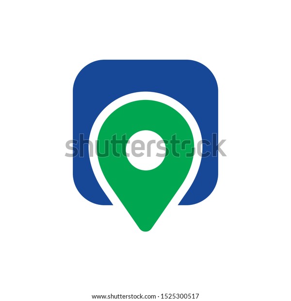 Map Pin Logo Design Template Vector Stock Vector (Royalty Free ...