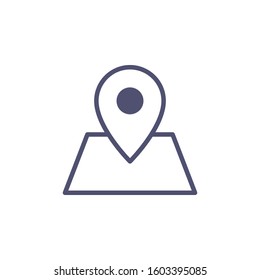 Map Pin for Navigation and Travel