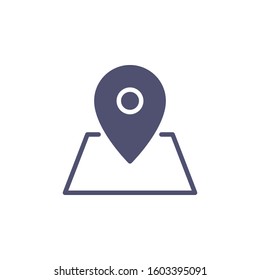 Map Pin for Navigation and Travel