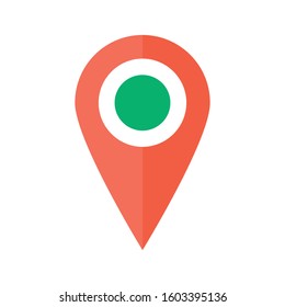 Map Pin for Navigation and Travel