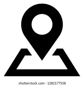 Map Pin Place Destination Spot Vector Icon