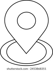 Map pin place marker. Location icon. Map marker pointer icon set. GPS location symbol collection. Flat style - stock vector.