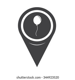 Map Pin Pointer balloon icon