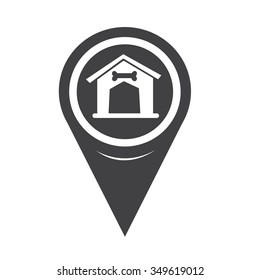 Map Pin Pointer Dog Home Icon