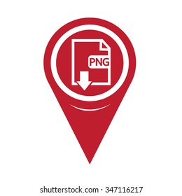 Map Pin Pointer File type PNG icon