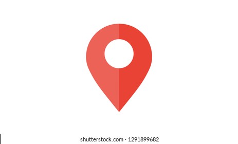 Map pin pointer icon location symbol