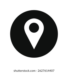 Map pin pointer icon. Location marker. Address icon vector illustration.