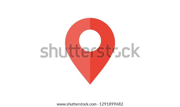 Map pin pointer icon\
location symbol