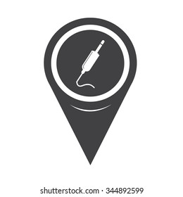 Map Pin Pointer jack cable icon
