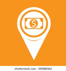 Map Pin Pointer Money icon