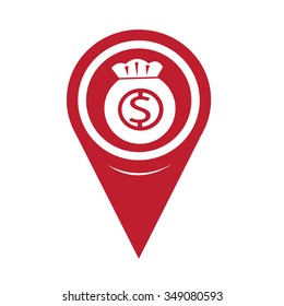 Map Pin Pointer Money icon