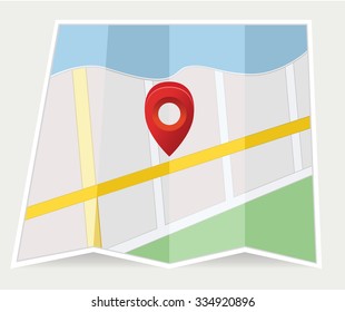 Map with pin  

Simple illustration Related to showing location on the map for Your Design.