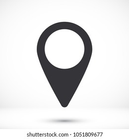 Map pin vector icon
