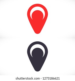 Map pin vector icon