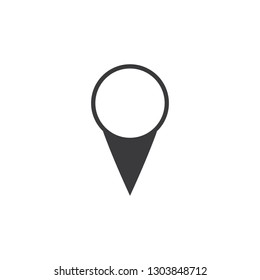 Map pin vector icon