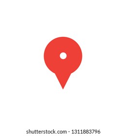 Map pin vector icon