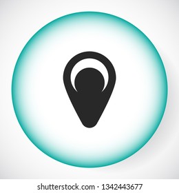 Map pin vector icon