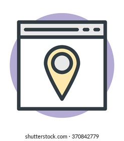 Map Pin Vector Icon