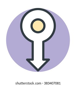 Map Pin Vector Icon