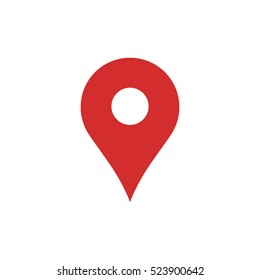 Map Pin vector icon - Shutterstock ID 523900642