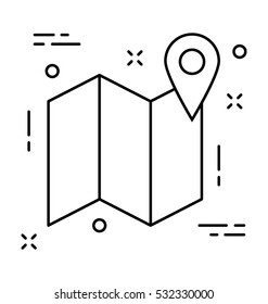 Map Pin Vector Icon