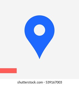 Map Pin vector icon