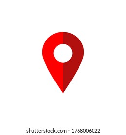 Map pin vector icon. Map marker icon symbol
