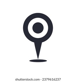 Map Pinpoint Icon, vector icon of simple forms of point of location. location icons. Modern map markers. Pointer, location icon. 