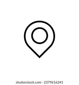 Map Pinpoint Icon, vector icon of simple forms of point of location. location icons. Modern map markers. Pointer, location icon. 