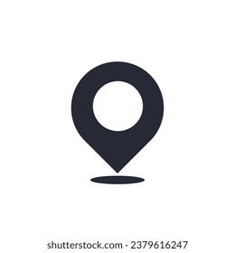 Map Pinpoint Icon, vector icon of simple forms of point of location. location icons. Modern map markers. Pointer, location icon. 