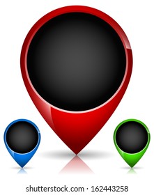 Map pins