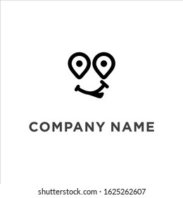 Map Pins Logo / Abstract logo