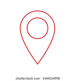 Map pins sign location icon 